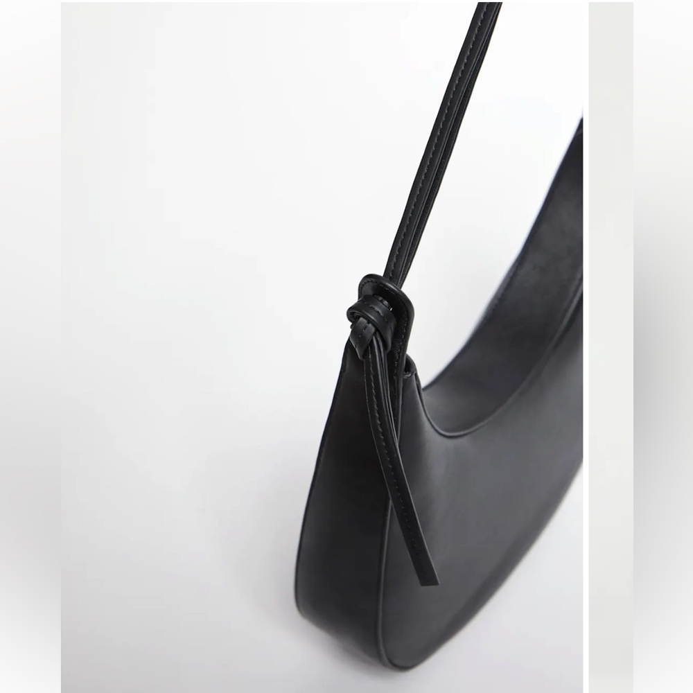 Reformation Black Medium Rosetta Shoulder Bag - Picture 6 of 6